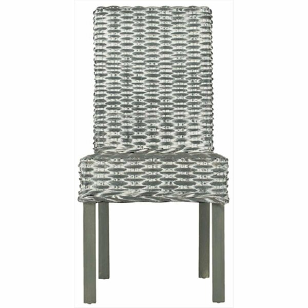 Safavieh Wheatley Side Chair Grey And White Wash FOX6525A-SET2